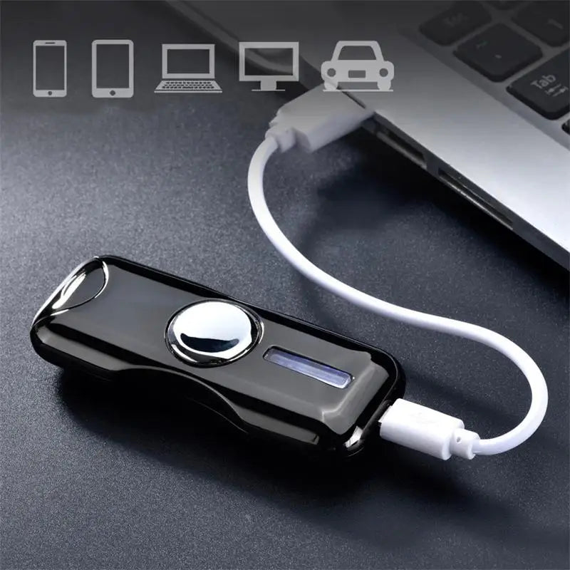 USB Lighter Fidget Spinner