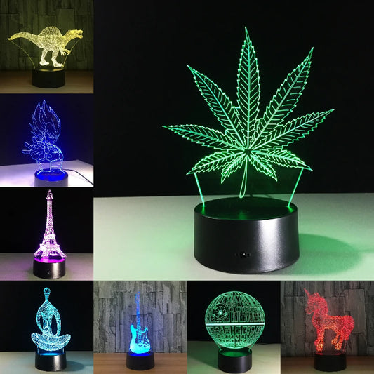 3D LED HOLOGRAM Lamp
